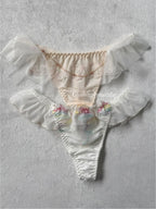 NEW Nude/White Underwear Set size M