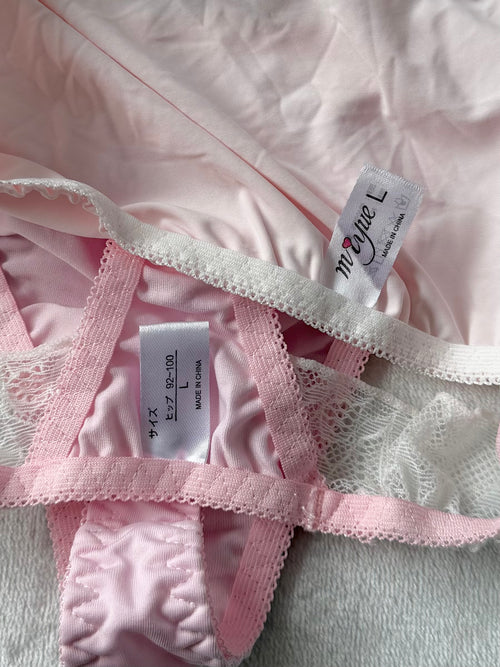NEW Pink Underwear Set size M