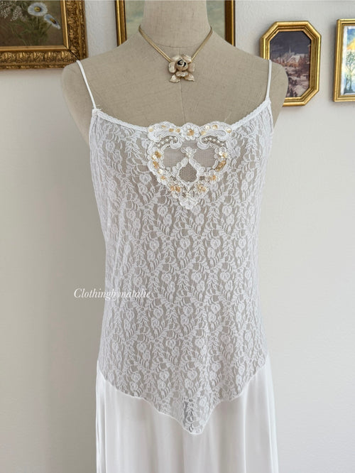 Val-Mode Bridal Nylon Peignoir Set size S/M
