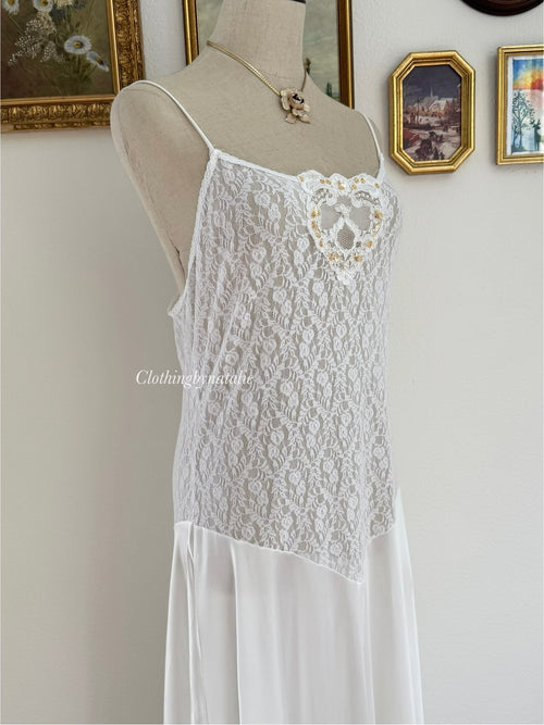 Val-Mode Bridal Nylon Peignoir Set size S/M