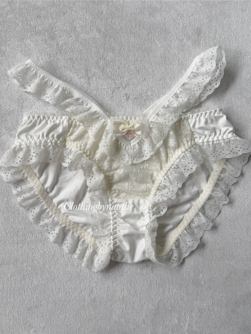 NEW White Underwear Set size M