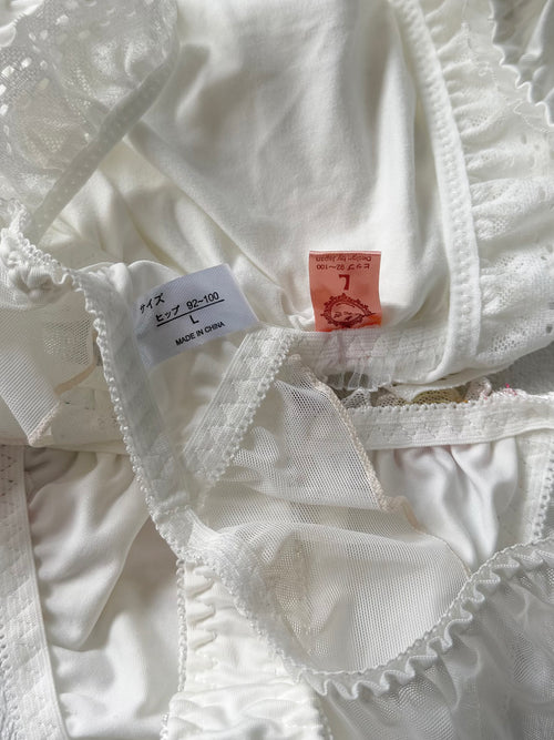 NEW White Underwear Set size M
