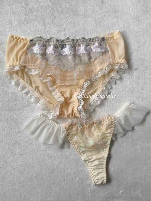 NEW Orange Underwear Set size M