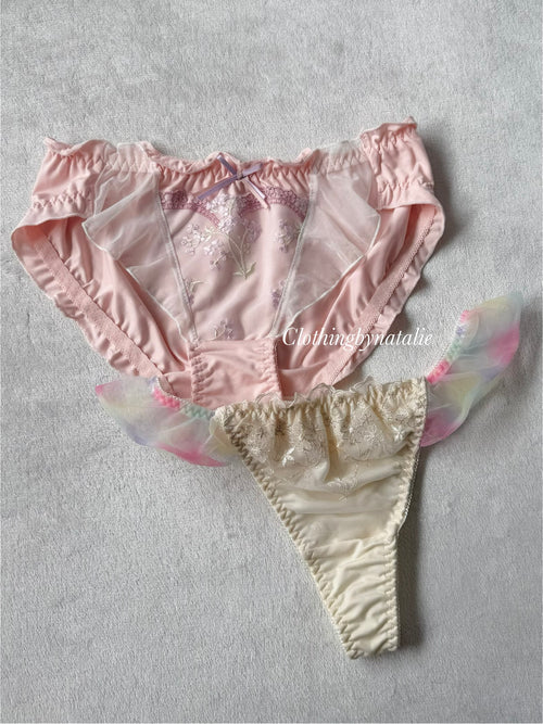 NEW Pink/Yellow Underwear Set size M