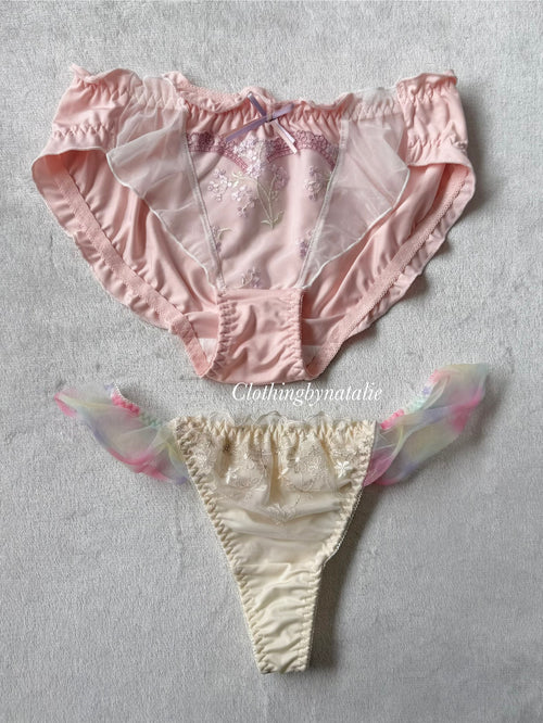 NEW Pink/Yellow Underwear Set size M