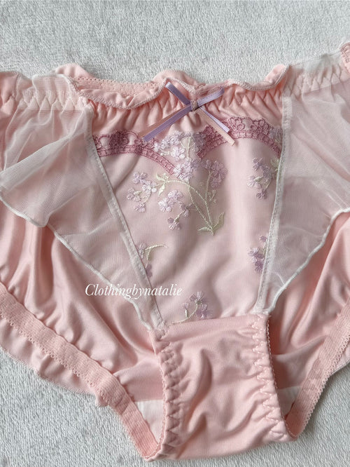 NEW Pink/Yellow Underwear Set size M