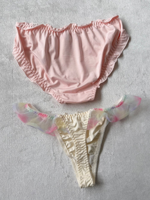 NEW Pink/Yellow Underwear Set size M