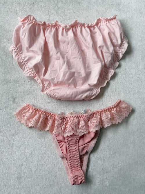 NEW Pink Heart Underwear Set size M