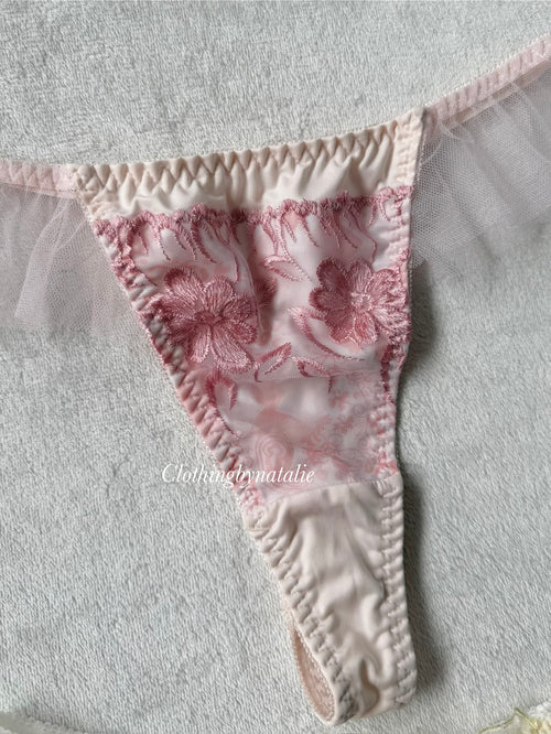 NEW Pink/Yellow Underwear Set size L