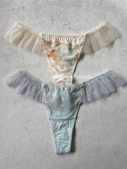 NEW Orange/Blue Underwear Set size L