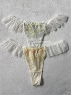 NEW Purple/Yellow Underwear Set Size L