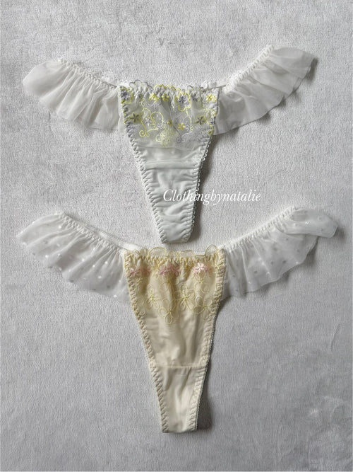 NEW Purple/Yellow Underwear Set Size L