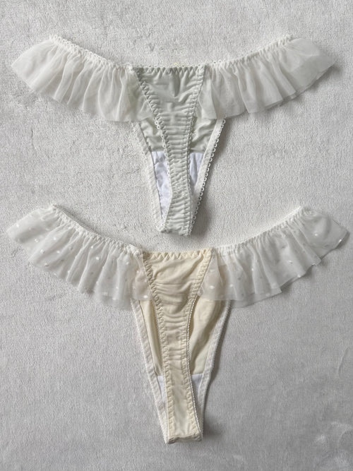 NEW Purple/Yellow Underwear Set Size L