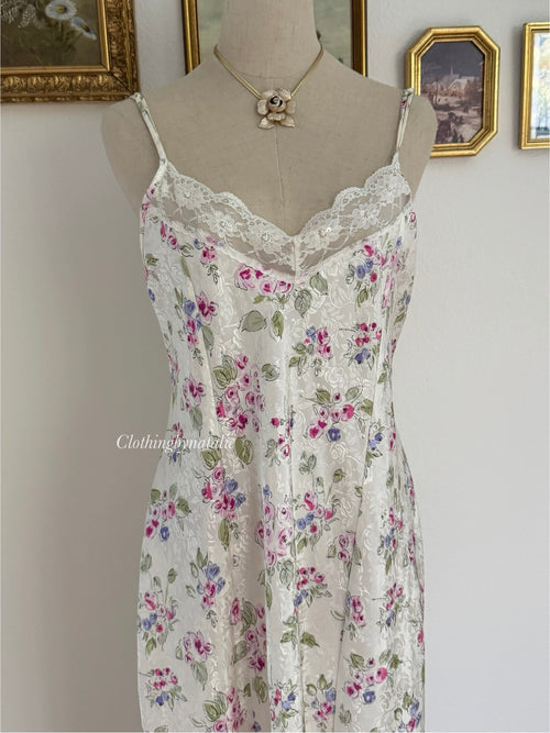 Expression Floral Brocade Peignoir size S/M
