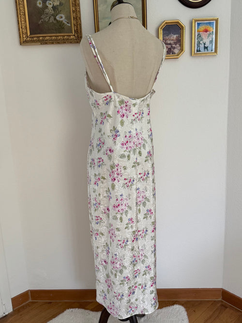 Expression Floral Brocade Peignoir size S/M