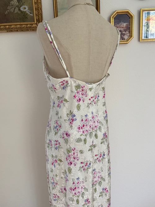 Expression Floral Brocade Peignoir size S/M