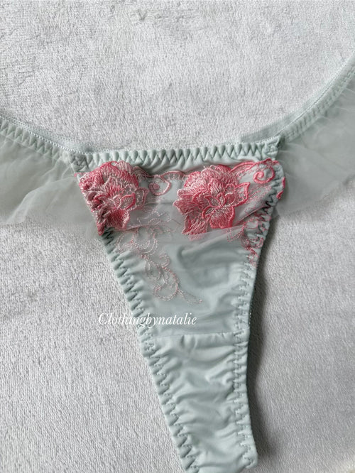 NEW Pink/Green Underwear Set size L