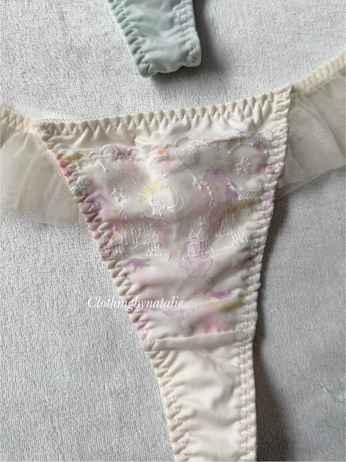 NEW Pink/Green Underwear Set size L