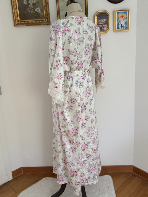 Expression Floral Brocade Peignoir size S/M