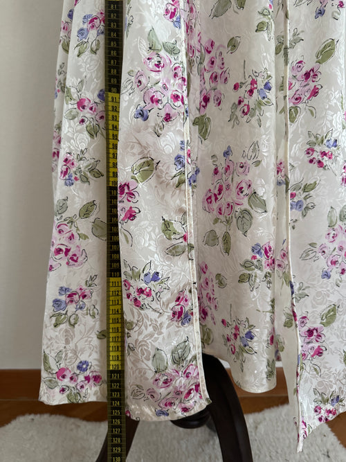 Expression Floral Brocade Peignoir size S/M