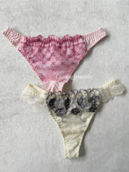 NEW Pink/White Underwear Set size S