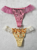 NEW Pink/Yellow Underwear Set size M