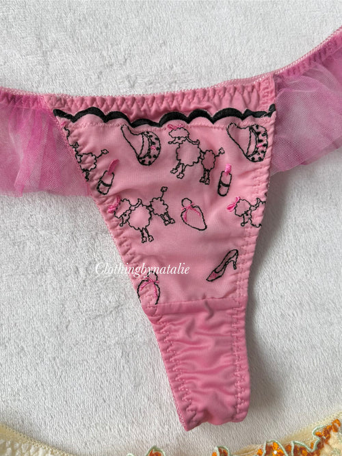 NEW Pink/Yellow Underwear Set size M