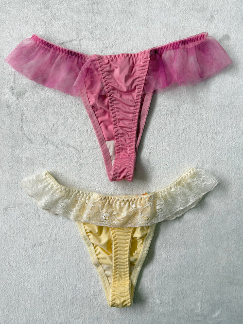 NEW Pink/Yellow Underwear Set size M