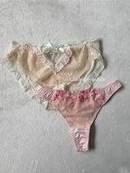 NEW Orange/Pink Underwear Set size S