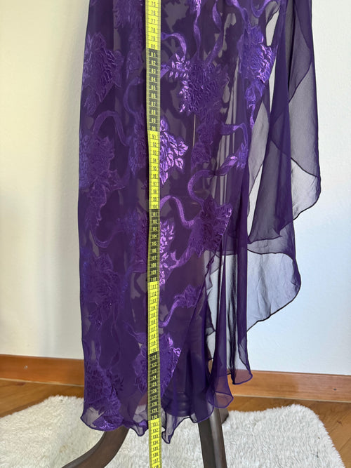 Victoria’s Secret Purple Brocade Maxi Slip size M