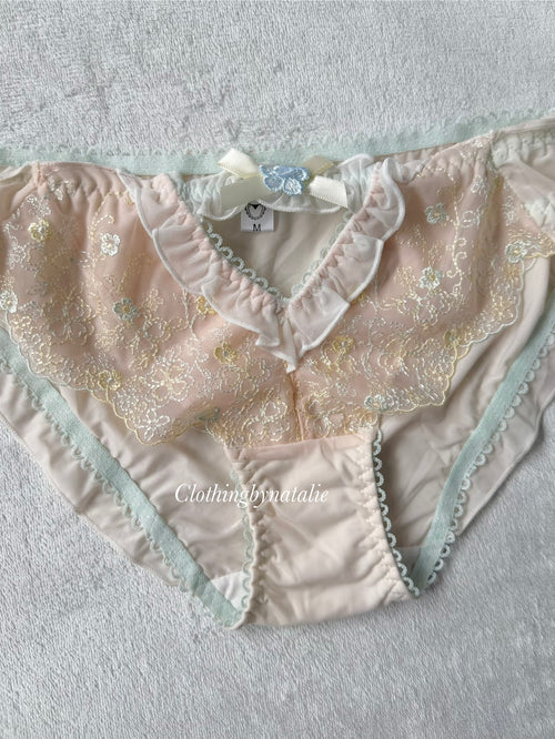 NEW Orange/Pink Underwear Set size S