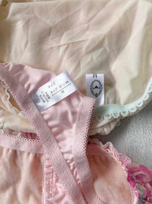 NEW Orange/Pink Underwear Set size S