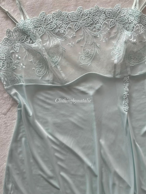 Baby Blue Nylon Cami Size M