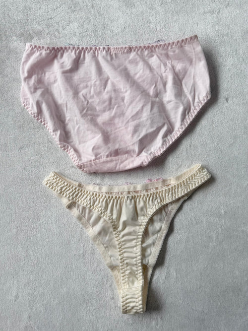 NEW Pink/Yellow Underwear Set size S