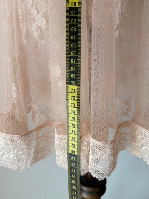 Romantic Peach Lace Babydoll size S/small M