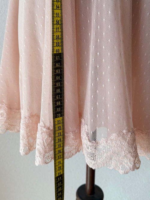 Romantic Nude Mesh Babydoll size M
