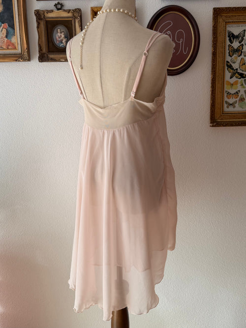 Soft Orange Chiffon Babydoll size M