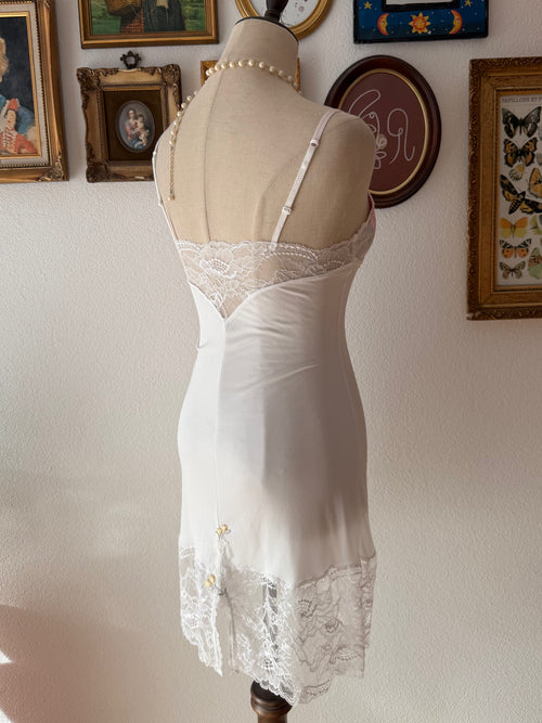 Nylon White Nightgown size XS/S