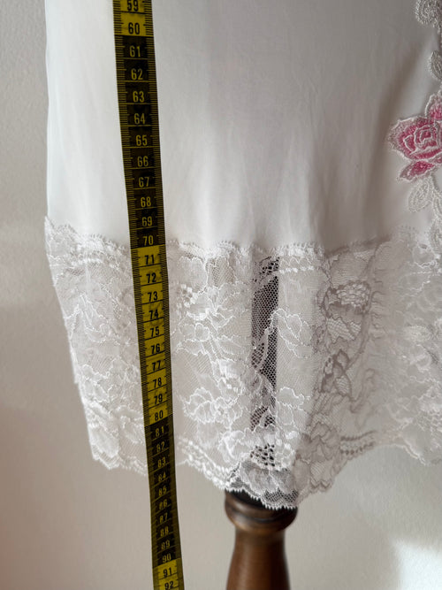 Nylon White Nightgown size XS/S