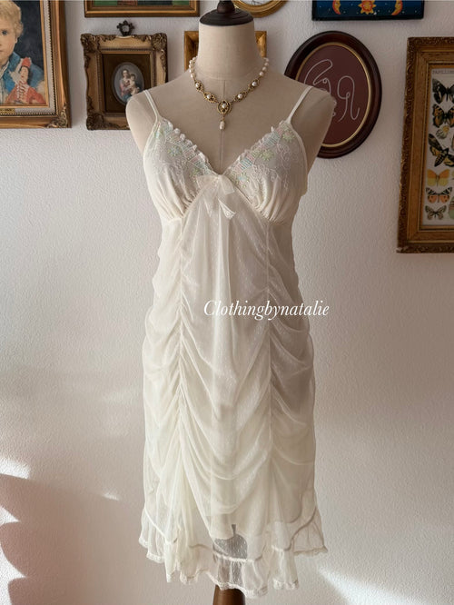 Coquette White Lace Slip size S/small M