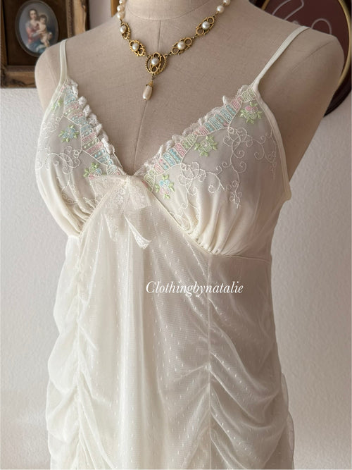 Coquette White Lace Slip size S/small M