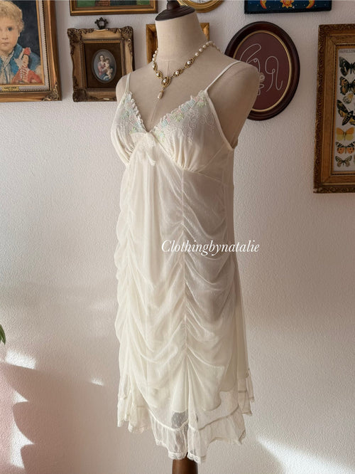Coquette White Lace Slip size S/small M