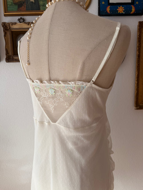 Coquette White Lace Slip size S/small M