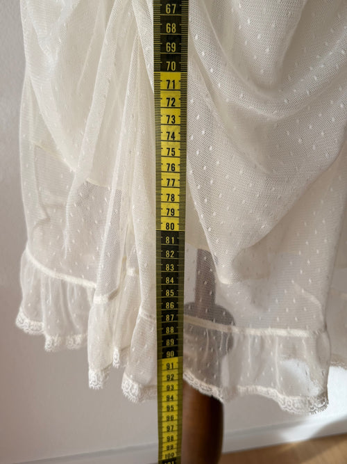 Coquette White Lace Slip size S/small M