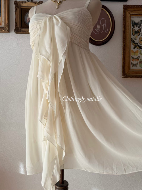 Coquette Cream Chiffon Babydoll size M