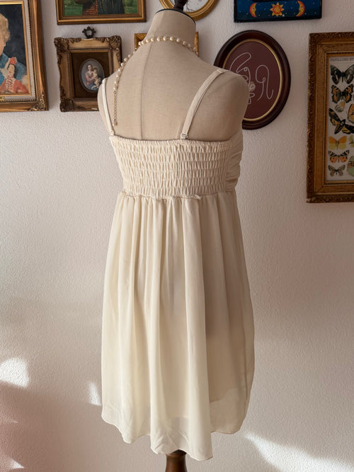 Coquette Cream Chiffon Babydoll size M
