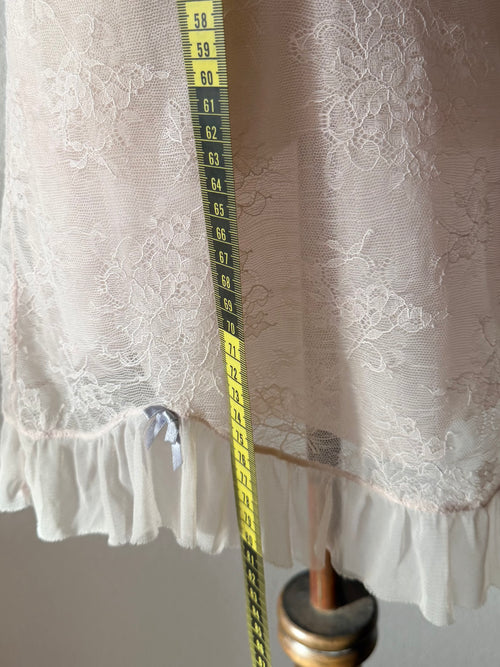 Nude Pink Lace Slip size S