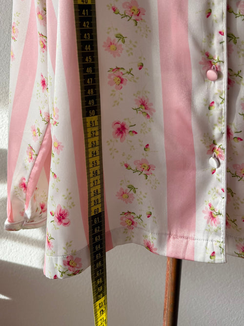 Victoria’s Secret Pink Floral Satin Pyjama Size M