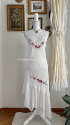 California Dynasty Maxi Chiffon Slip Dress (XL)