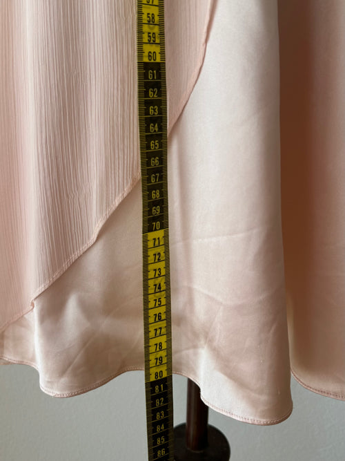 Peach Satin Slip Dress Size S/small M